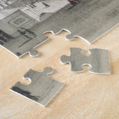 Puzzle La Maison Blanche, Capitole à Washington Lithograp (Côté)