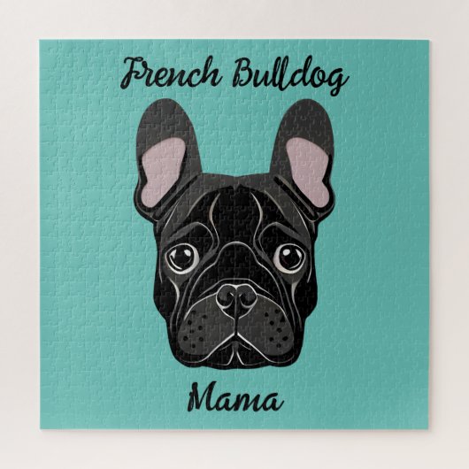 Puzzle La maman du Bulldog (Vertical)