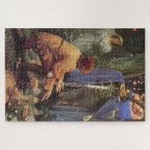 Puzzle La mariée de Bertuccio (par Edward Robert Hughes) (Horizontal)