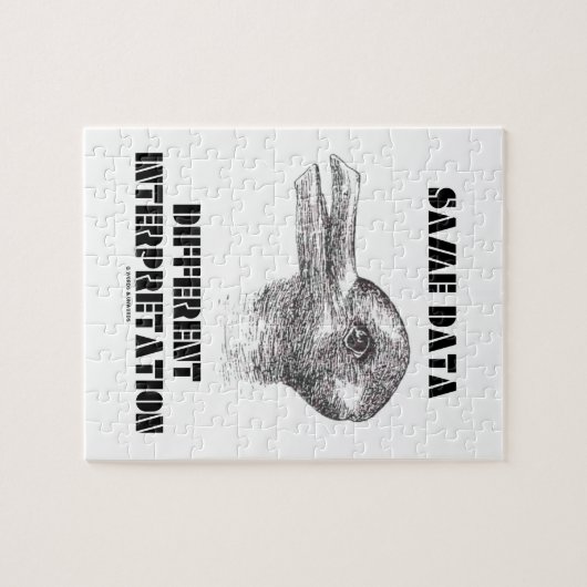 Puzzle La même interprétation différente de données (Horizontal)