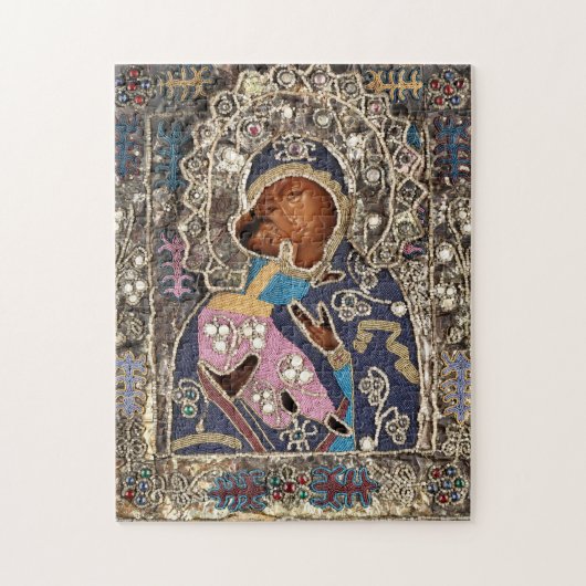 Puzzle La Mère de Dieu Vladimirskaya Icon orthodoxe (Vertical)