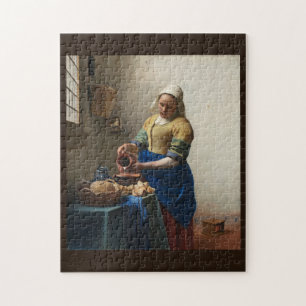 Puzzle La Milkmaid de Johannes Vermeer, c. 1660