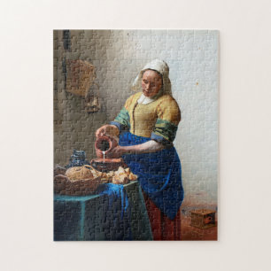 Puzzle La Milkmaid, Johannes Vermeer, 1657-1658
