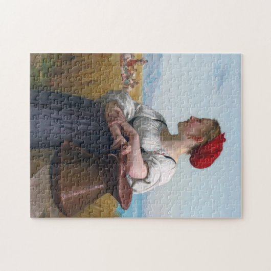 Puzzle La moissonneuse, Bouguereau (Horizontal)