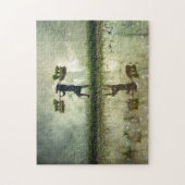 Puzzle La moissonneuse de riz Malaisie. (Vertical)