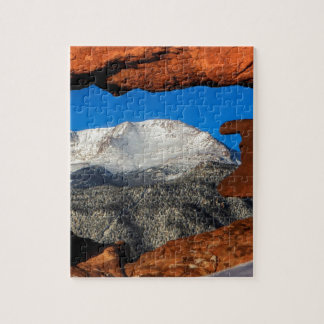 Puzzle La montagne américaine encadrée par Sandstone