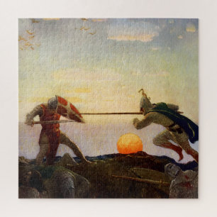 Puzzle « La mort du roi Arthur et de Sir Mordred » par NC
