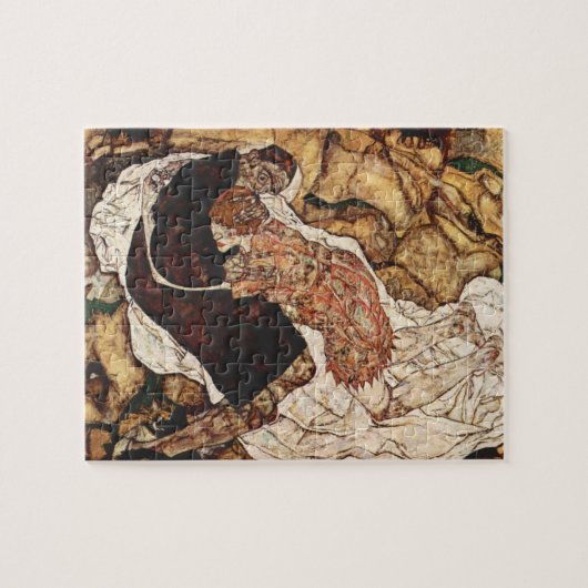 Puzzle La mort et le fou par Egon Schiele (Horizontal)