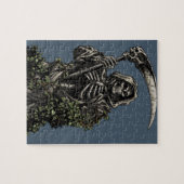 Puzzle La mort - faucheuse squelettique mauvaise avec la (Horizontal)