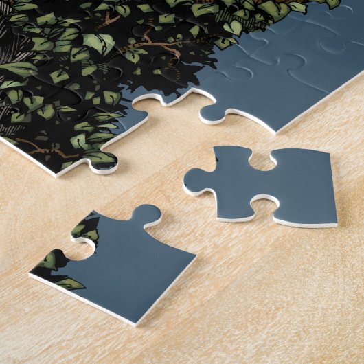 Puzzle La mort - faucheuse squelettique mauvaise avec la (Côté)