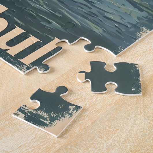 Puzzle La Mosquée Bleue d'Istanbul Vintage (Côté)