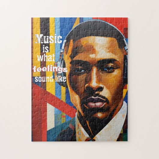 Puzzle La musique est ce que les sentiments sonnent comme (Vertical)