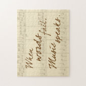 Puzzle La musique parle (Vertical)