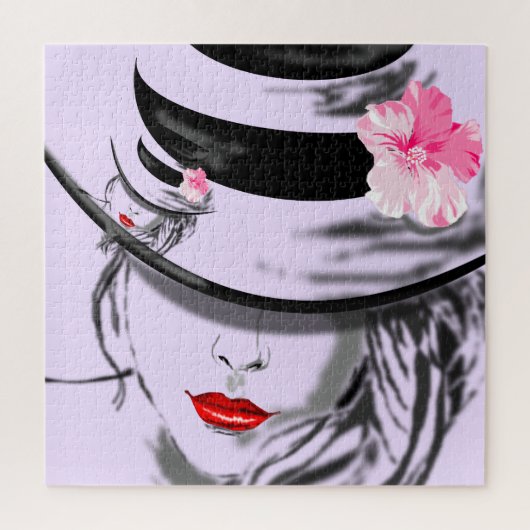 Puzzle La mystérieuse Dame (Vertical)