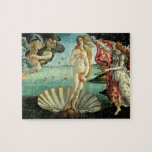 Puzzle La naissance de Vénus par Sandro Botticelli<br><div class="desc">Visitez mon magasin pour plus de design intéressant et plus de choix de couleurs => zazzle.com/iwheels*</div>