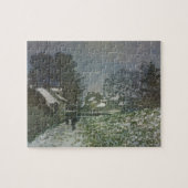 Puzzle La neige à Argenteuil par Claude Monet (Horizontal)