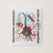 Puzzle La neurologie de pratique exige beaucoup de nerf (Vertical)