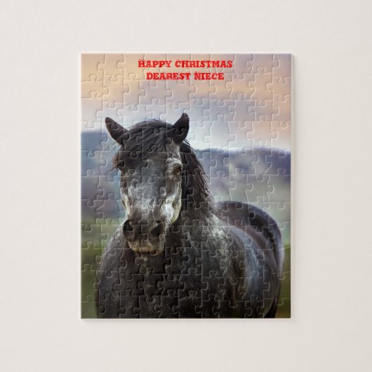 Puzzle La nièce de Noël. (Vertical)