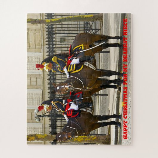 Puzzle La nièce de Noël. (Vertical)