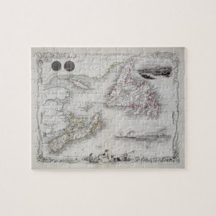 Puzzle La Nouvelle-Écosse et Terre-Neuve, d'une série de