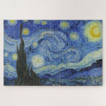 Puzzle La nuit étoilée de Van Gogh<br><div class="desc">S'il vous plaît visitez mon magasin pour un design plus intéressant et plus de choix de couleurs. => zazzle.com/iwheels*</div>