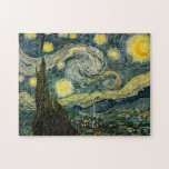 Puzzle La nuit étoilée de Vincent van Gogh (1889)<br><div class="desc">A Classic 1889 Post Impressionist Painting, artwork that has passed into the public domain and makes wonderful toxits and other products. All of the Fine Art, Vintage Art, Classic Masterpieces, and other Antique Masterworks here at Masterpiece Gallery have been carefully edited and placed on products to provide the meilleur résultat...</div>