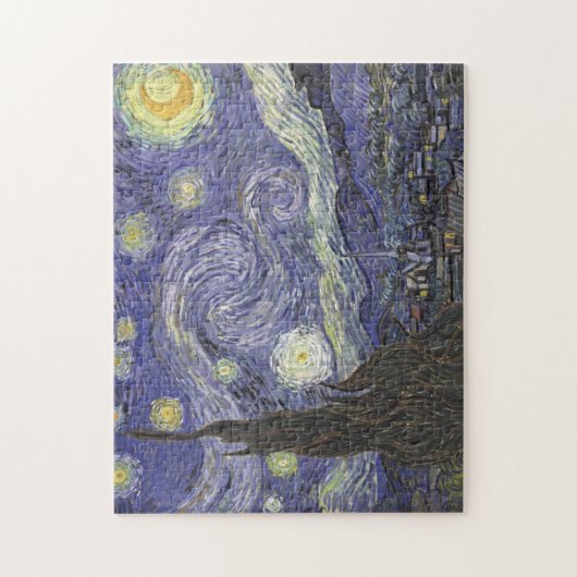 Puzzle La nuit étoilée Van Gogh 1889 (Vertical)