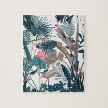 La nuit tropicale vintage les oiseaux sauvages et