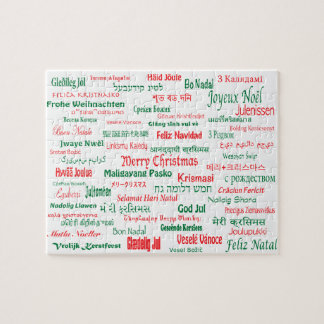 Puzzle La paix coexistent Joyeux Noël heureux beaucoup de