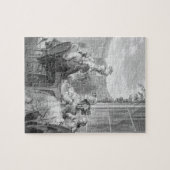 Puzzle La partie de whist, 1783, gravé par Jean Dambrun (Horizontal)