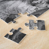 Puzzle La partie de whist, 1783, gravé par Jean Dambrun (Côté)