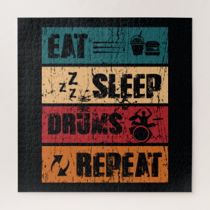 Puzzle La passion du tambour : illustration de design de