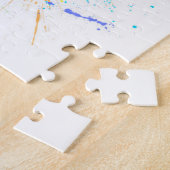 Puzzle La peinture de l'Australie éclabousse la carte (Côté)