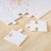 Puzzle La peinture de l'Australie éclabousse la carte (Côté)