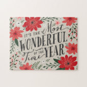 Puzzle La période la plus merveilleuse de l'année Fête Fl (Horizontal)