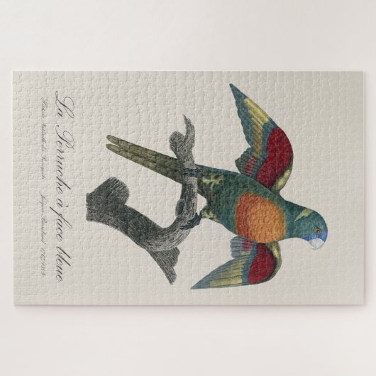 Puzzle La Perruche une face bleue (Horizontal)