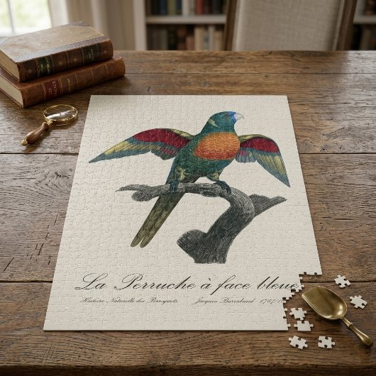 Puzzle La Perruche une face bleue