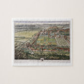 Puzzle La perspective de Nottingham de l'est gravée (Horizontal)