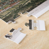 Puzzle La perspective de Nottingham de l'est gravée (Côté)