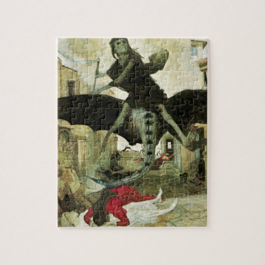 Puzzle La peste d'Arnold Bocklin, symbolisme Vintage (Vertical)