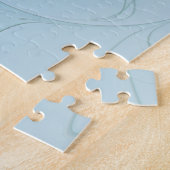 Puzzle La petite Beauté Moderne Bleu Or Nom fractal (Côté)