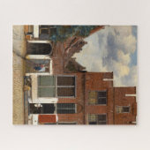 Puzzle La Petite Rue, Vue des Maisons à Delft (Horizontal)