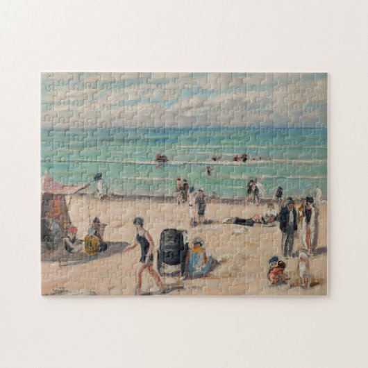 Puzzle La Plage de Fort-Mahon | Albert André (Horizontal)