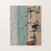 Puzzle La Plage de Fort-Mahon | Albert André (Vertical)