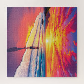 Puzzle La plage de Sunset (Horizontal)