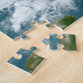 Puzzle La Planète Panoramique Terre Et Les Etats-Unis. (Côté)