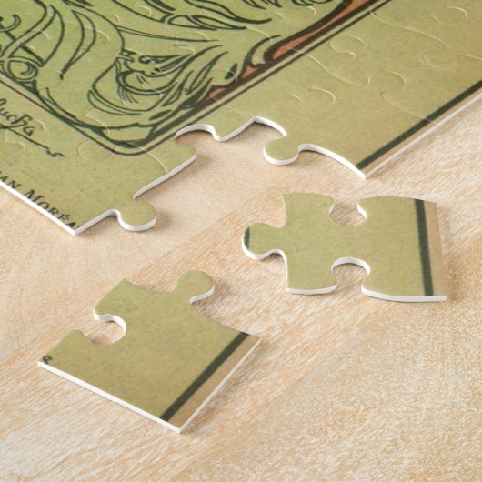 Puzzle La Plume Par Alphonse Mucha (Côté)