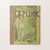 Puzzle La Plume Par Alphonse Mucha (Vertical)