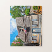 Puzzle La plus ancienne école en bois de Floride. (Vertical)