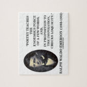 Puzzle La poésie enseigne l'énorme force de la citation (Vertical)